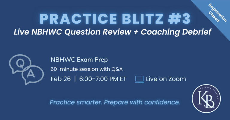 Practice Blitz #3: More Questions + Coaching Debrief